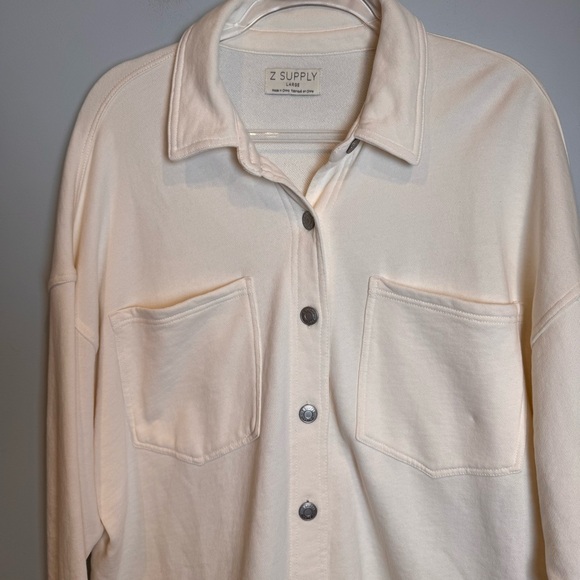 Z Supply All Day Knit Button Down Size L - Picture 3 of 8